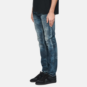 PURPLE BRAND Perforated Denim 'Indigo'