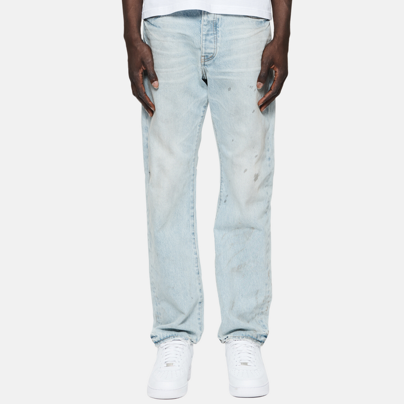 PURPLE BRAND Mechanic Dirty Jeans 'Light Indigo'