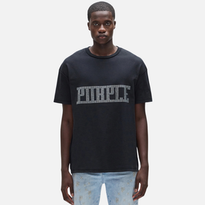 PURPLE BRAND Crystal Plaque T-Shirt 'Black'