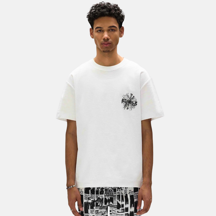 PURPLE BRAND Textured Jersey T-Shirt 'White'