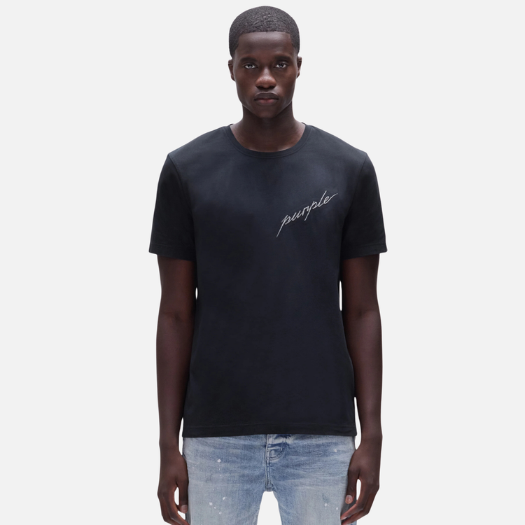 PURPLE BRAND Signature Tee 'Black'