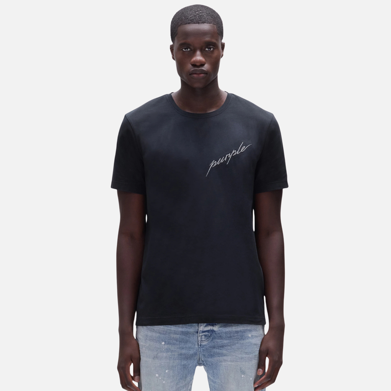 PURPLE BRAND Signature Tee 'Black'