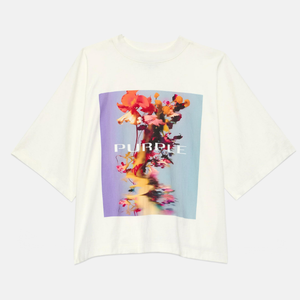 PURPLE BRAND Heavyweight Jersey Oversized T-Shirt 'White'