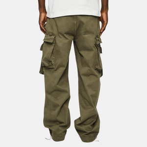 PURPLE BRAND Double Pocket Cargo Pants 'Green'