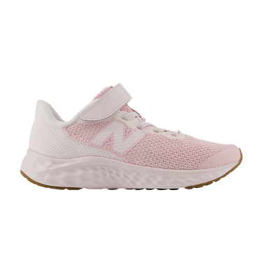 New Balance Fresh Foam Arishi v4 Bungee Lace Top Strap Little Kid 'Pink Granite'