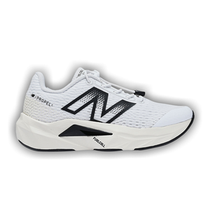 New Balance FuelCell Propel v5 Bungee Lace Little Kid 'White Black'