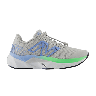 New Balance FuelCell Propel v5 Bungee Lace Little Kid 'Grey Matter Electric Sky Jade'