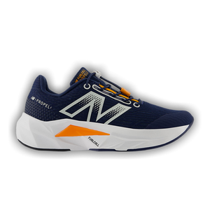 New Balance FuelCell Propel v5 Bungee Lace Little Kid 'Navy Sun Glow'