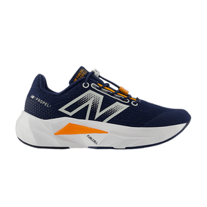 New Balance FuelCell Propel v5 Bungee Lace Little Kid 'Navy Sun Glow'