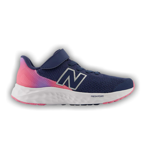 New Balance Fresh Foam Arishi v4 Bungee Lace Little Kid 'Vintage Indigo'