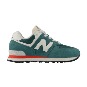 New Balance 574 Little Kid 'New Spruce Blast Red'