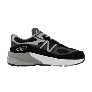 New Balance 990v6 Little Kid 'Black Silver'