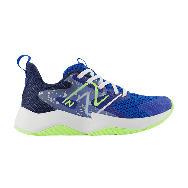 New Balance Rave Run v2 Little Kid 'Team Royal Paint Splatter' PKRAVRB2