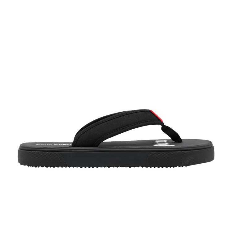 Palm Angels Logo Tag Flip Flops 'Black' PMIO001S23FAB001 1001