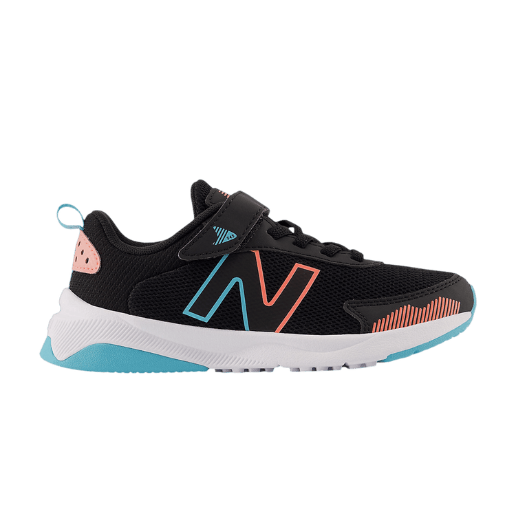 New Balance Dynasoft 545 Bungee Lace Little Kid 'Black Grapefruit' PT545BG1