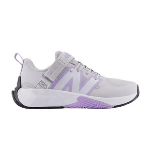 New Balance FuelCell Play Bungee Lace Top Strap Little Kid 'Grey Matter Lilac Glo'
