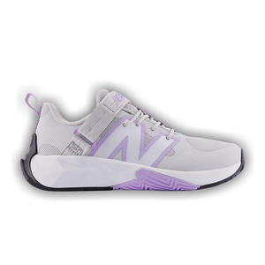 New Balance FuelCell Play Bungee Lace Top Strap Little Kid 'Grey Matter Lilac Glo'