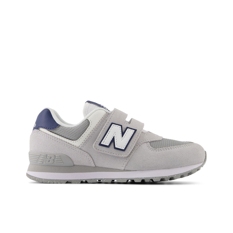 New Balance 574 Hook & Loop Little Kid 'Brighton Grey Navy'