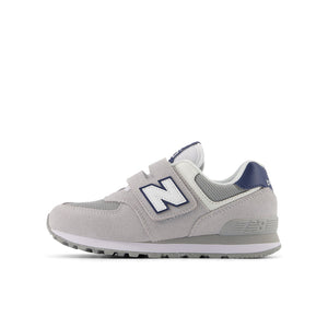 New Balance 574 Hook & Loop Little Kid 'Brighton Grey Navy'