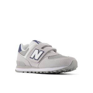 New Balance 574 Hook & Loop Little Kid 'Brighton Grey Navy'