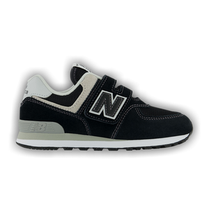 New Balance 574 Hook & Loop Little Kid 'Core Pack - Black'