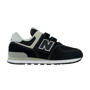 New Balance 574 Hook & Loop Little Kid 'Core Pack - Black'