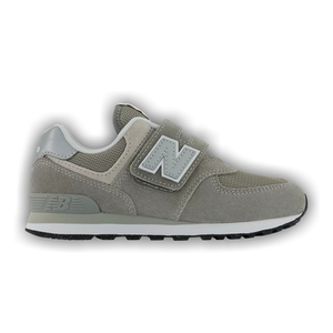 New Balance 574 Hook and Loop Little Kid 'Core Pack - Grey White'