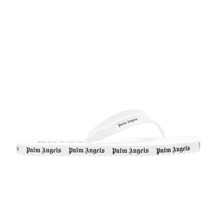 Palm Angels Wmns Flip Flops 'Allover Logo - White' PWIC005S23MAT001 0110