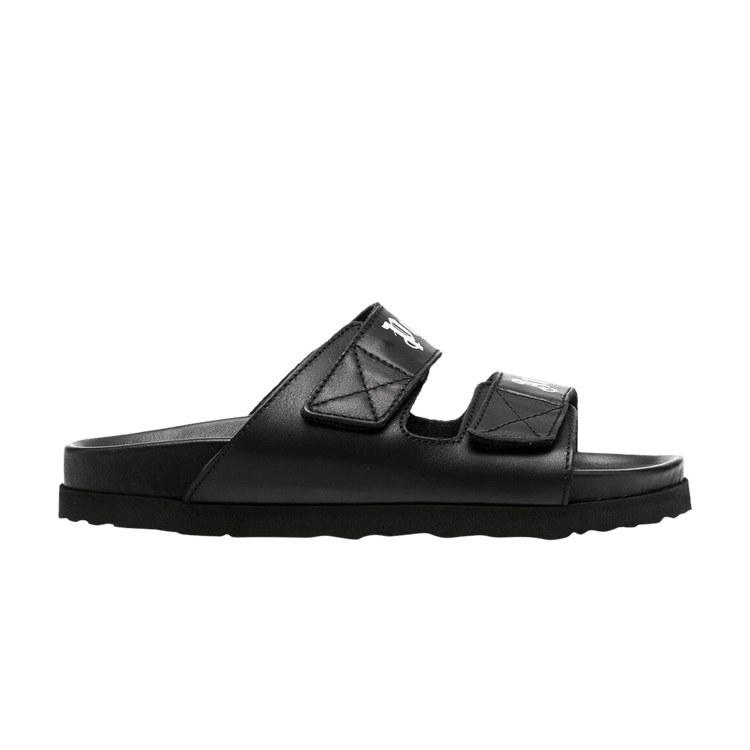 Palm Angels Wmns Logo Print Sandal 'Black' PWIH001S21LEA001 1001