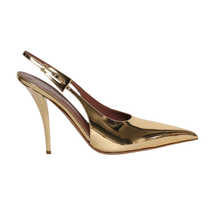 Paris Texas Wmns Jessica Slingback 'Gold' PX1345 XNPMR
