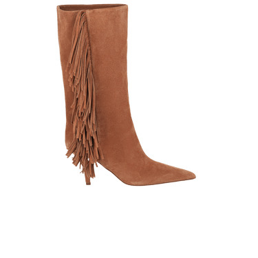 Paris Texas Wmns Jessie Mid Calf Suede Boot 'Terracotta'