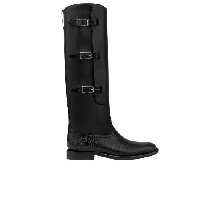 Paris Texas Wmns Montana Buckle Boot 'Carbone Black' PX1720 XCOVT