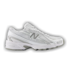New Balance 740 Bungee Lace Little Kid 'White Silver'