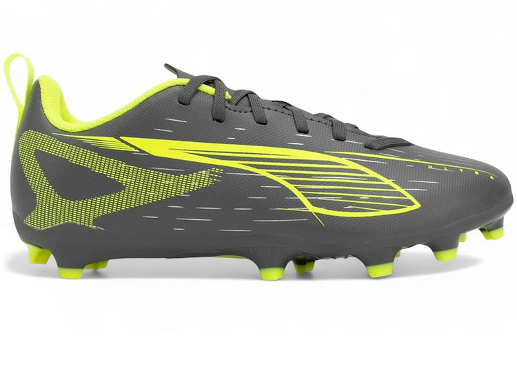 Puma Ultra 5 Play FG/AG Jr Matte Aged Silver Yellow Alert Aged Silver (GS) 108170-03