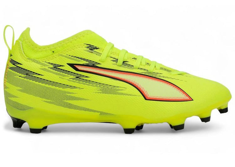 Puma Ultra 6 Match FG/AG Jr Yellow Alert Black Glowing Red Lime Squeeze (GS) 108701-01
