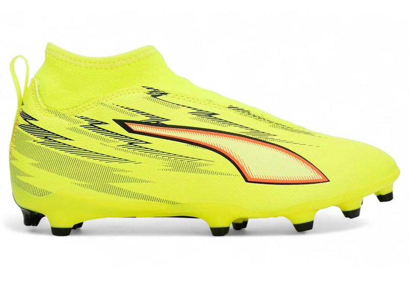 Puma Ultra 6 Match+ LL FG/AG Jr Yellow Alert Black Glowing Red Lime Squeeze (GS) 108691-01