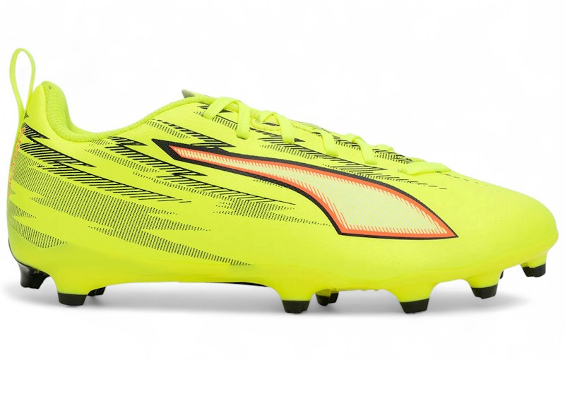 Puma Ultra 6 Play FG/AG Jr Yellow Alert Black Glowing Red Lime Squeeze (GS) 108705-01