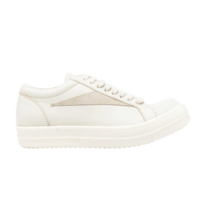 Rick Owens Wmns Scarpe Pelle Vintage Sneaker 'Dirty Milk Pearl'