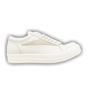 Rick Owens Wmns Scarpe Pelle Vintage Sneaker 'Dirty Milk Pearl'