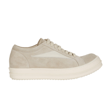 Rick Owens Wmns Scarpe Pelle Vintage Sneaker 'Pearl Dirty Milk'