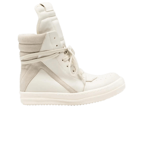 Rick Owens Wmns Pelle Geobasket Scarpe 'Dirty Milk Pearl'