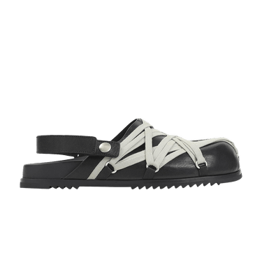 Rick Owens Megalace Granola Mule 'Black'