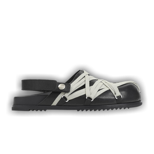 Rick Owens Megalace Granola Mule 'Black'