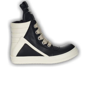 Rick Owens Concordians Jumbo Laced Geobasket 'Black Milk'