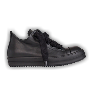 Rick Owens Jumbolace Low Sneaker 'All Black'