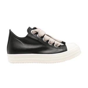Rick Owens Jumbolace Low Sneaker 'Black Milk'