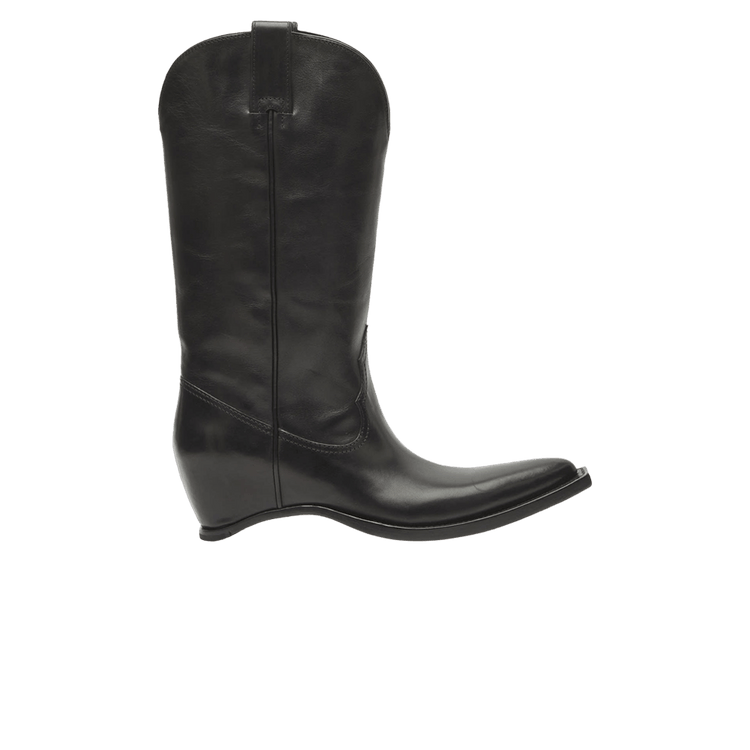 Wmns Maison Margiela Heel-less Western Leather Boot 'Black' S39WW0081 P7677 T8013
