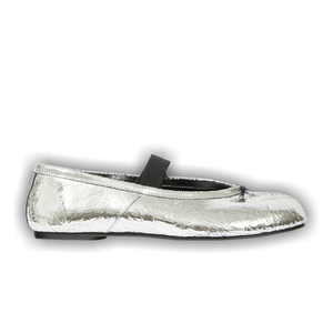 Maison Margiela Wmns Tabi Ballerina Flat Elastic Band 'Silver'