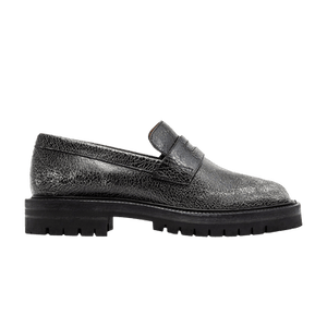 Maison Margiela Cracked Leather Tabi County Loafer 'Black'