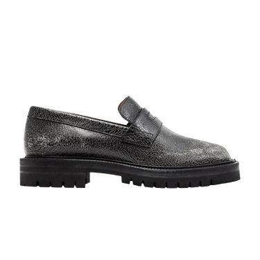 Maison Margiela Cracked Leather Tabi County Loafer 'Black'